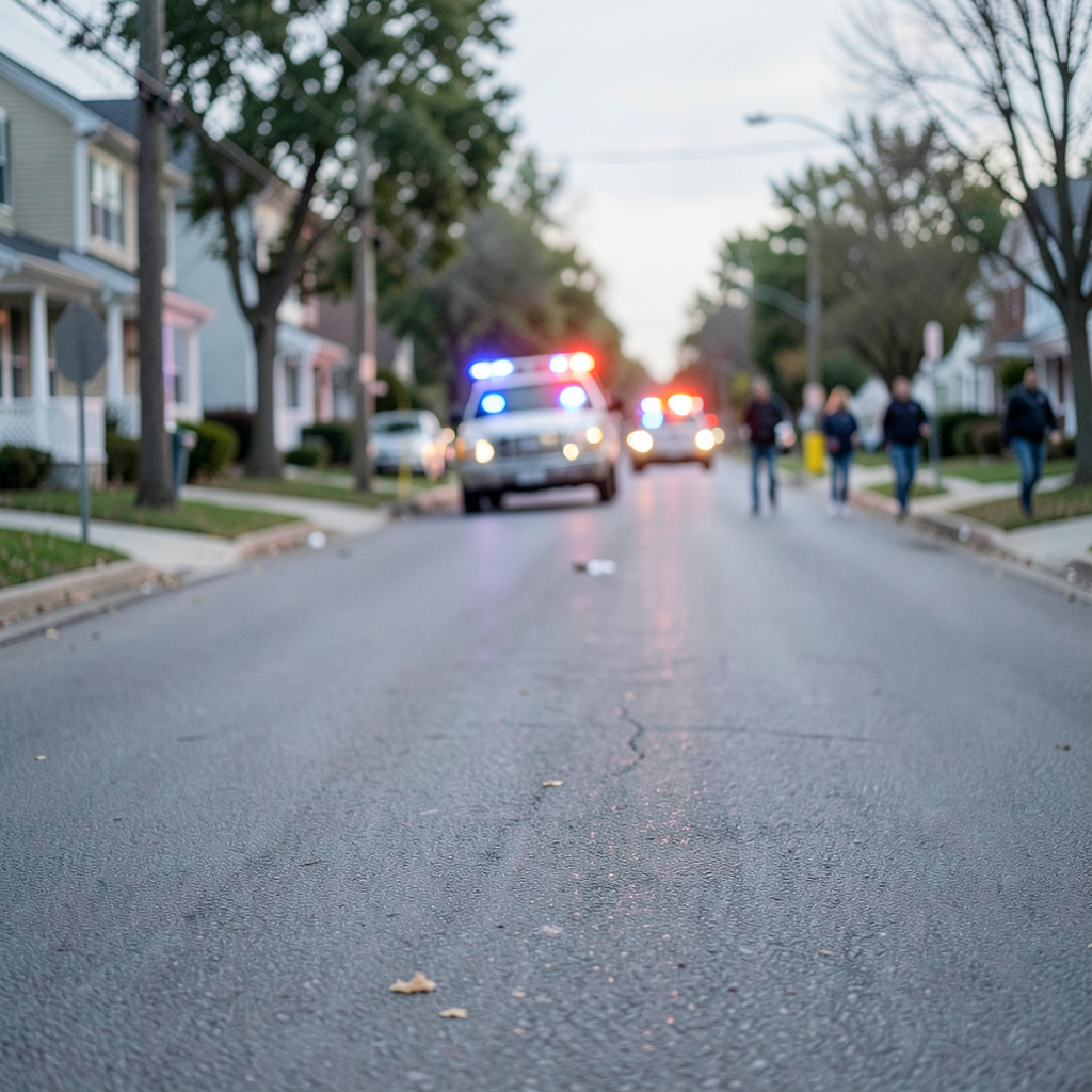 Locals noticed a police helicopter circling overhead - the full story